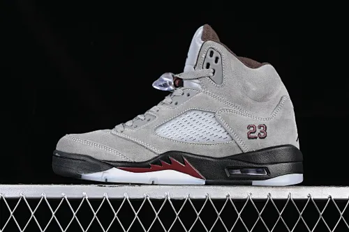 All categories Air Jordan Jordan series basketball shoes Air Jordan 5 A Ma Maniére x Air Jordan 5 "Light Bone" AJ5 Joe 5 white gray FD1330-006
